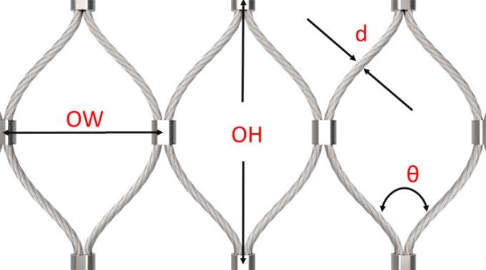 Black oxide zoo mesh design
