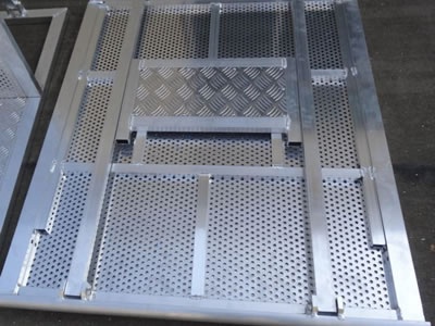 1.22*1*1.22m aluminum crowd control barriers for event mojo barriers 6