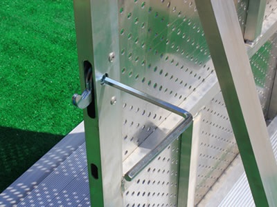 1.22*1*1.22m aluminum crowd control barriers for event mojo barriers 7