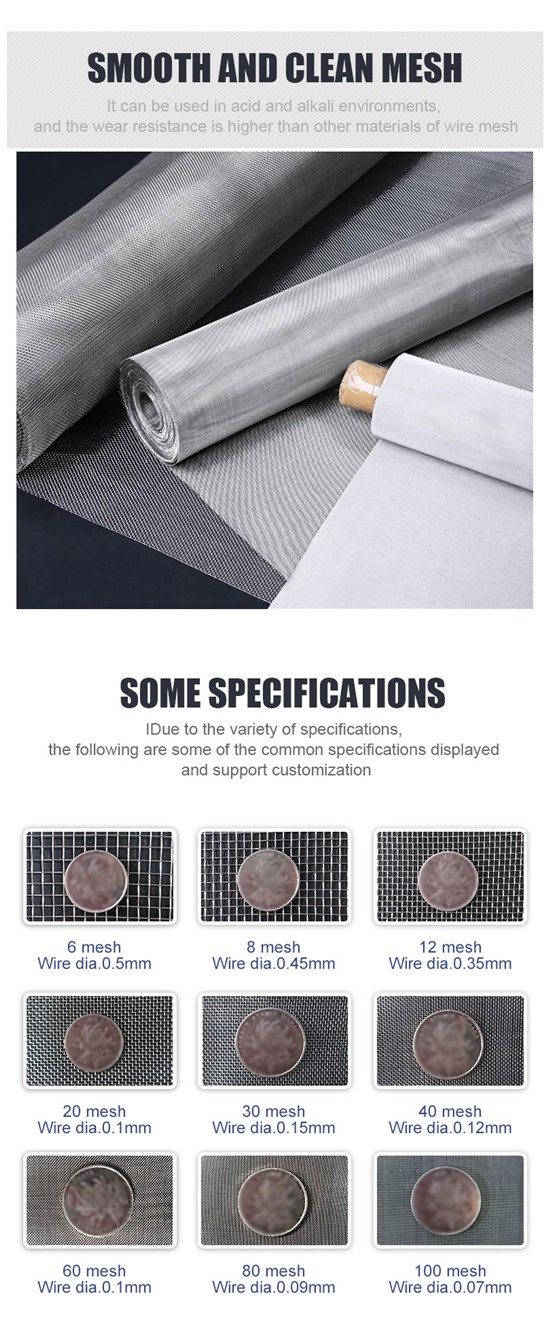 woven stainless steel wire mesh for sale