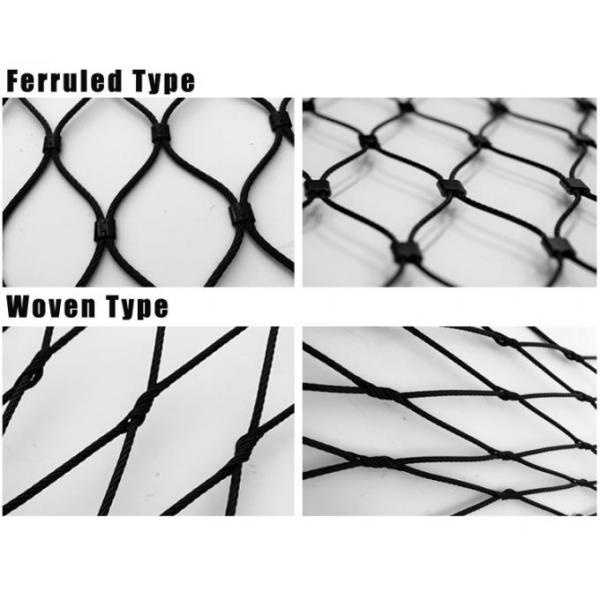 Stainless steel woven wire rope mesh