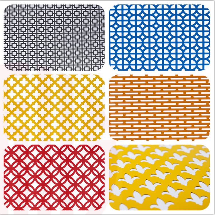 Customized hole stainless steel perforated metal mesh sheet