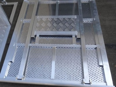 1.22*1*1.22m aluminum crowd control barriers for event mojo barriers 6