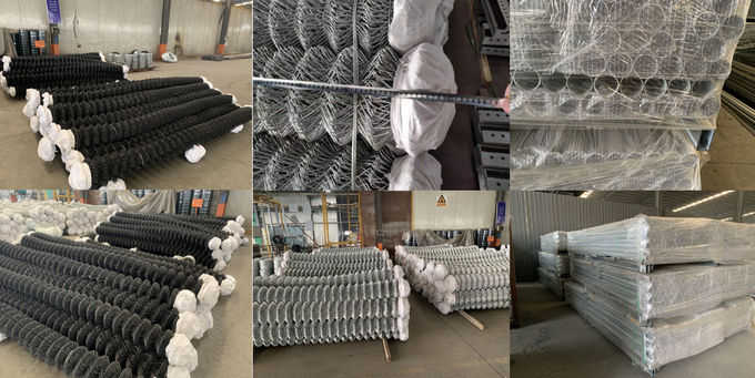 Width 4.0m Chain Link Mesh Fence 5ft For Zoo Protecting 1