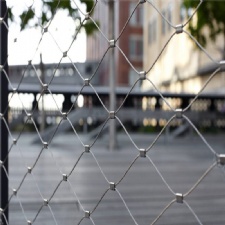 Flexible Wire Rope Mesh Versatile and Transparent for Zoo